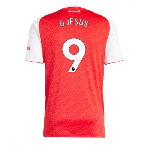Stroje piłkarskie Arsenal Gabriel Jesus #9 Koszulka Podstawowej 2025-26 Krótki Rękaw